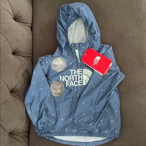 The North Face Navy Hooded Windbreaker
